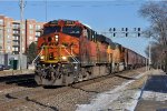 Westbound grain train